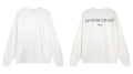 IH NOM UH NIT Minimalist Back Logo Sweatshirt - Off-White