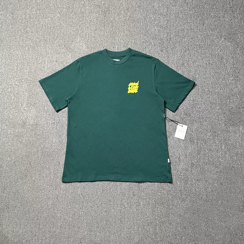 Aimé Leon Dore Yellow Badge Tee - Forest Green