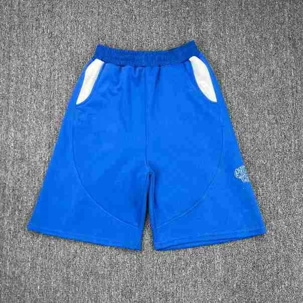 Mertra Contrast Pocket Sweat Shorts - Royal Blue/White