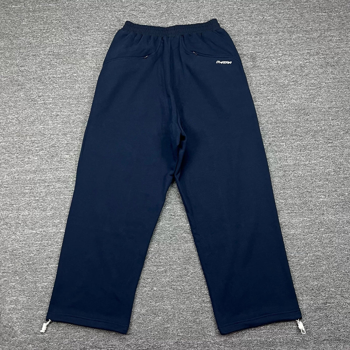 Mertra Straight-Leg Sweatpants - Navy Blue