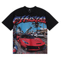 Life Hustlers Supercar Racing Graphic Tee - Black