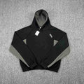 Mertra Colorblock Raglan Hoodie - Black/Grey
