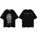 IH NOM UH NIT Floral Mask Graphic Tee - Black